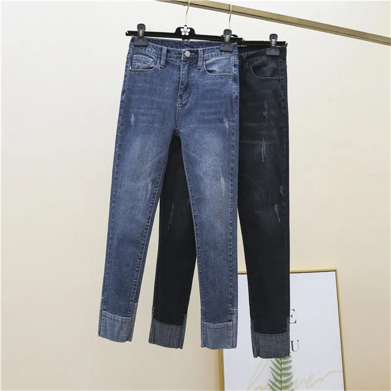 Casual Slim Vintage Jeans High Waist Women Large Size Denim Pencil Pants 2021 Autumn Blue Ankle Female Trousers Streetwear
Casual Slim Vintage Jeans High Waist Women Large Size Denim Pencil Pants 2021 Autumn Blue Ankle Female Trousers Streetwear