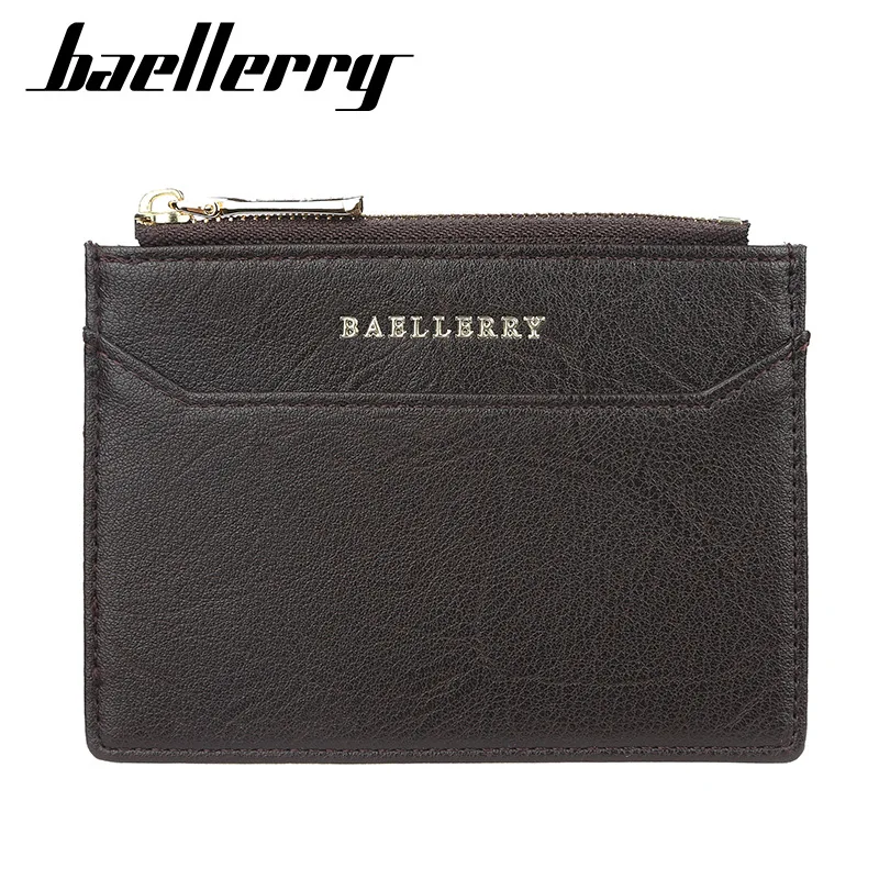 Baellerry Short Men Card Holder Functional Driver License Bag with Soft Leather Zipper Bank Card Clip for Male tarjetero hombre
Baellerry Short Men Card Holder Functional Driver License Bag with Soft Leather Zipper Bank Card Clip for Male tarjetero hombre
