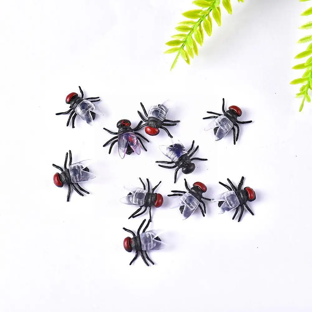 1.5CM Two-color Plastic Simulation Small Flies And Insects Halloween April Toys Tricky Fools' Day Accessories 
1.5CM Two-color Plastic Simulation Small Flies And Insects Halloween April Toys Tricky Fools' Day Accessories