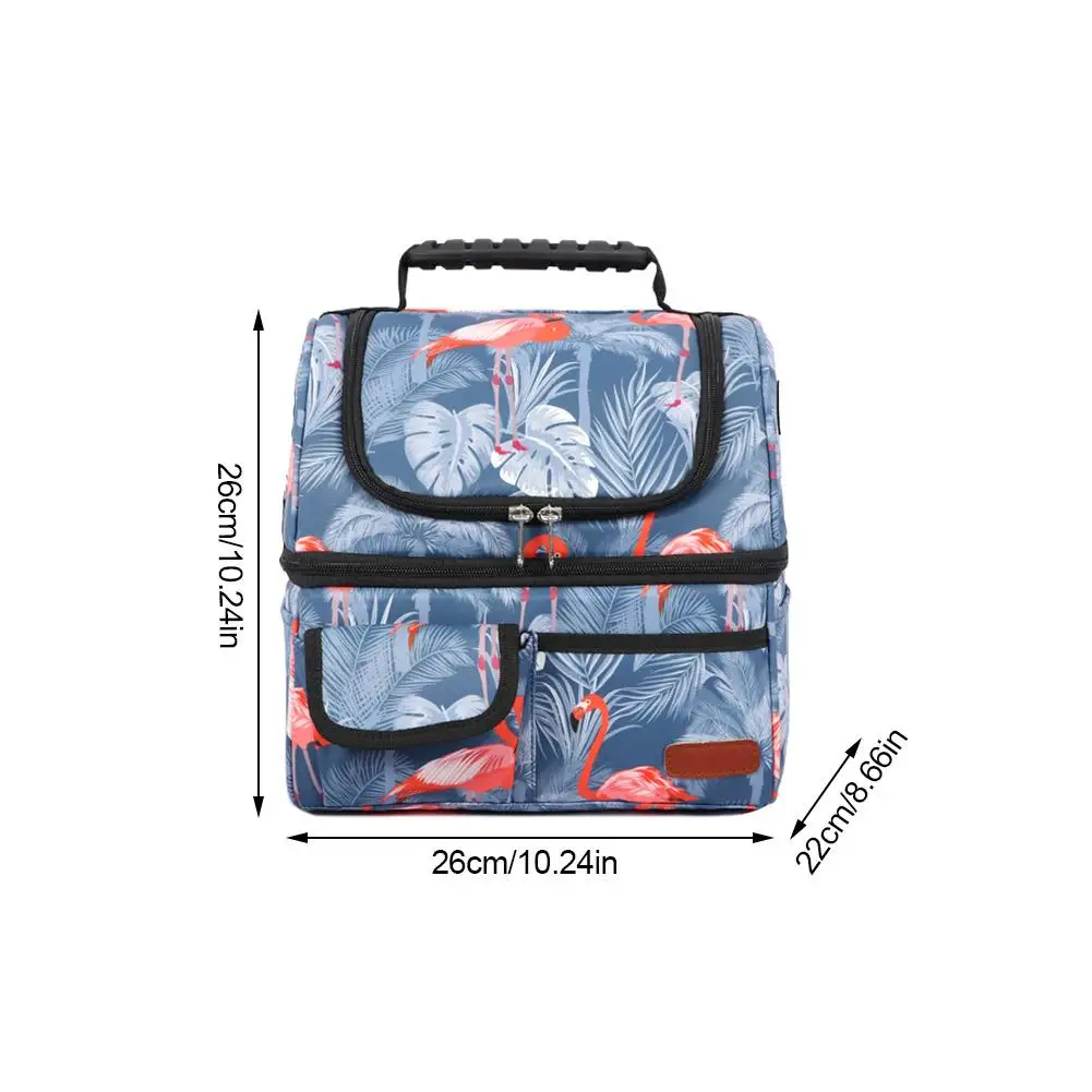 Insulation Bag Double Layer Multi-pocket Waterproof Picnic Traveling Camping Lunch Bags Women Insulation Store Food Box Case
Insulation Bag Double Layer Multi-pocket Waterproof Picnic Traveling Camping Lunch Bags Women Insulation Store Food Box Case