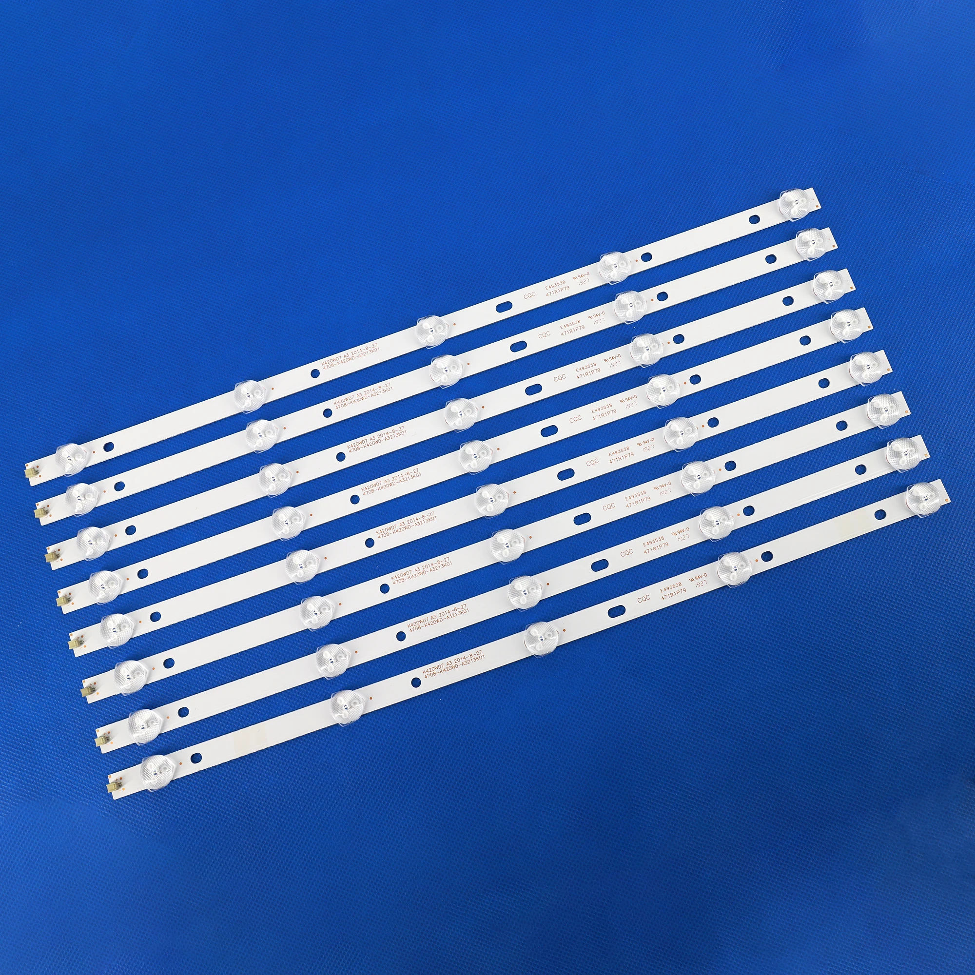 TV Lamps Kit LED Backlight Strips For DEXP F42B7000T 43" inch LED Bars 4708-K420WD-A3213K01LED Bands Rulers K420WD7 A3 2014-8-27
TV Lamps Kit LED Backlight Strips For DEXP F42B7000T 43" inch LED Bars 4708-K420WD-A3213K01LED Bands Rulers K420WD7 A3 2014-8-27