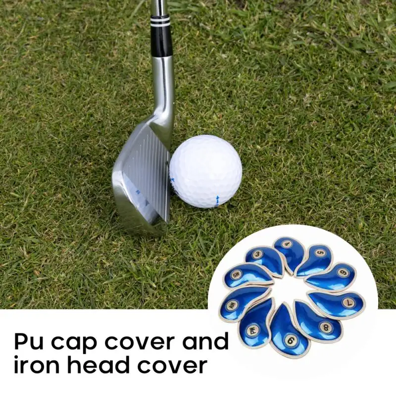 10 Pcs Durable High Quality Golf Head Cover Set Iron Head Covers Club Water-resistant PU Leather Fit For Titleist Callaway
10 Pcs Durable High Quality Golf Head Cover Set Iron Head Covers Club Water-resistant PU Leather Fit For Titleist Callaway