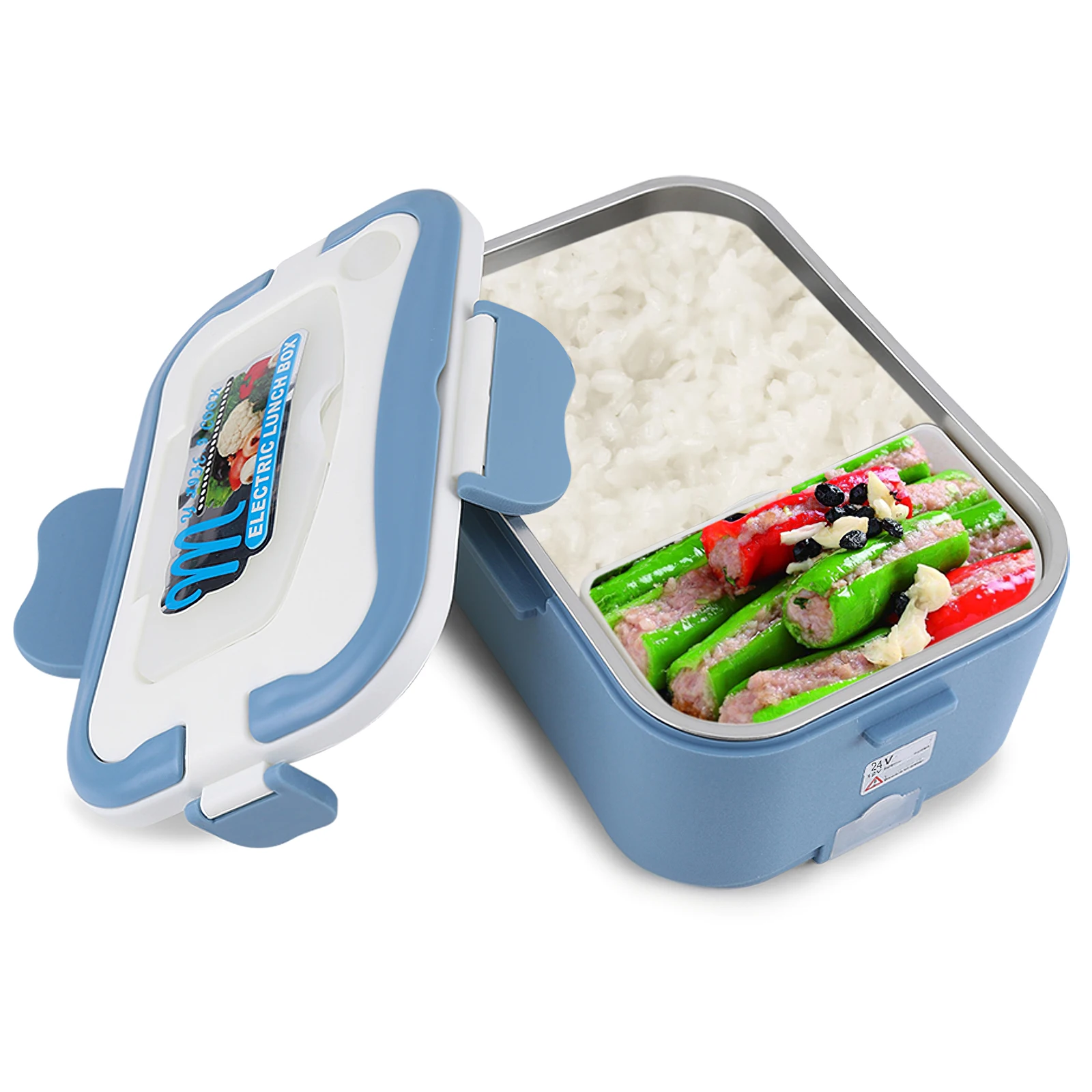 12V/24V Electric Heated Lunch Box Portable 2 In 1 Car& Home Bento Boxes Stainless Steel Food Container
12V/24V Electric Heated Lunch Box Portable 2 In 1 Car& Home Bento Boxes Stainless Steel Food Container