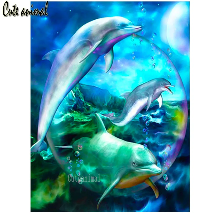 Dolphin cute animal seascape Full Square Round Drill DIY Diamond Painting Cross Stitch kit Diamond Embroidery Diamond Mosaic art
Dolphin cute animal seascape Full Square Round Drill DIY Diamond Painting Cross Stitch kit Diamond Embroidery Diamond Mosaic art