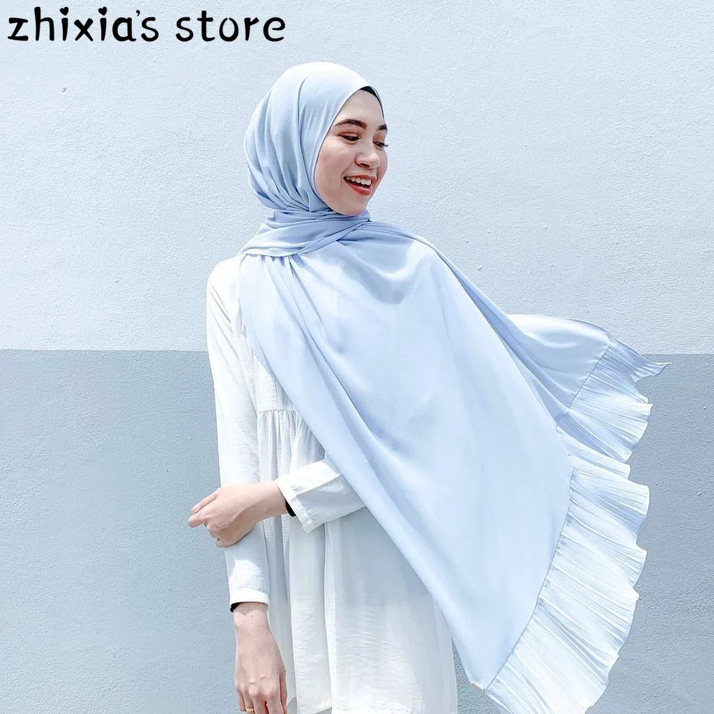 Muslim Plain Bubble Chiffon Hijab Scarf Women 2020 Solid Color Soft Long Shawls and Wraps Georgette Head Scarves Ladies Hijabs
Muslim Plain Bubble Chiffon Hijab Scarf Women 2020 Solid Color Soft Long Shawls and Wraps Georgette Head Scarves Ladies Hijabs