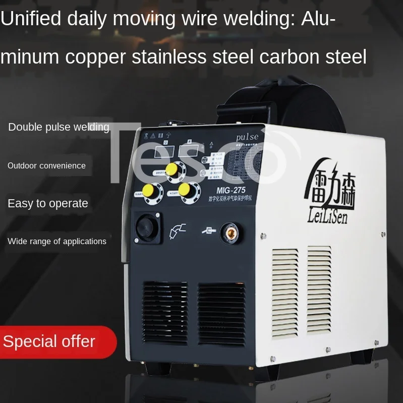 Welding machine copper and aluminum alloy single and double pulse integrated split two industrial grade MIG250 275 300 350 500
Welding machine copper and aluminum alloy single and double pulse integrated split two industrial grade MIG250 275 300 350 500