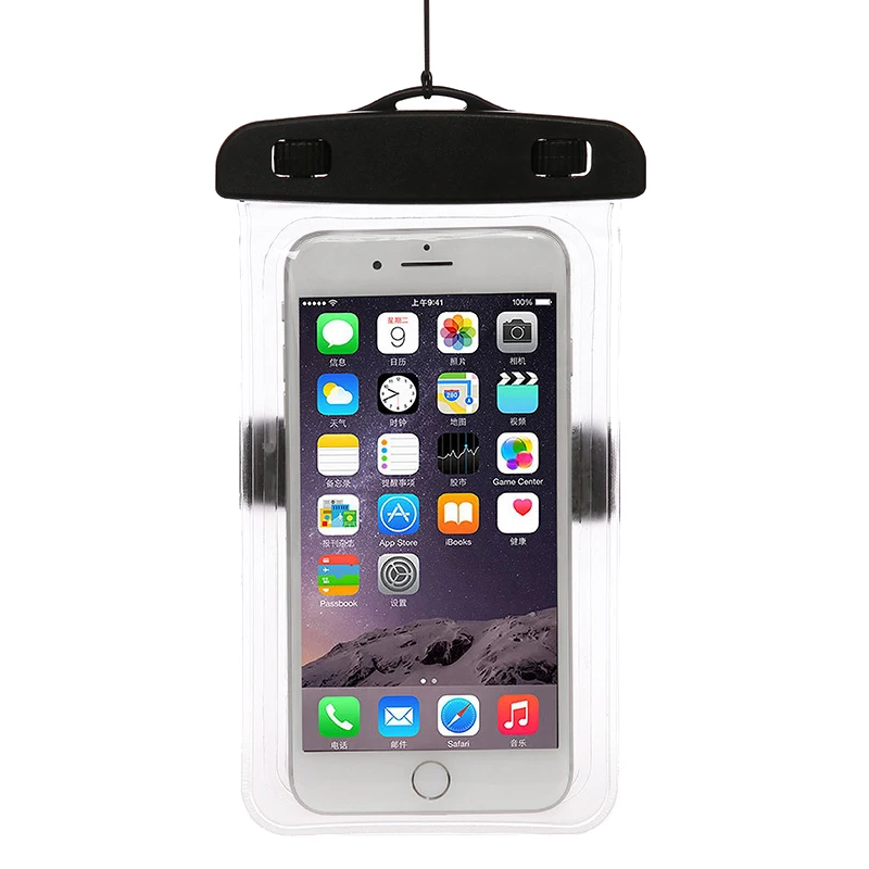 6 Inch Beach phone bag Floating Waterproof Swimming Bag Mobile Phone Pouch Cell Phone Case For Swim Diving Surfing
6 Inch Beach phone bag Floating Waterproof Swimming Bag Mobile Phone Pouch Cell Phone Case For Swim Diving Surfing