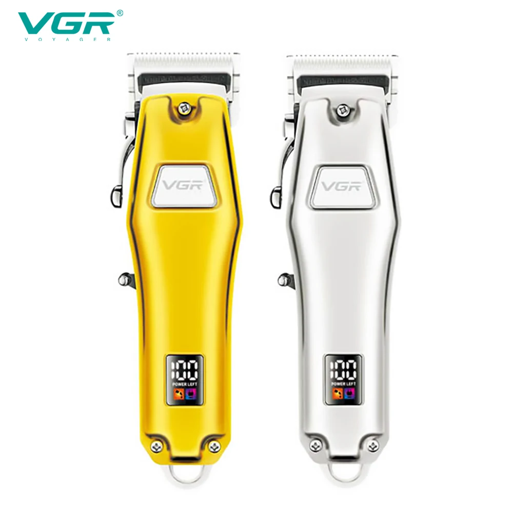 VGR Professional Hair Cutting Machine Electric Hair Clipper Retro Metal Barber Household Hair Trimmer LED Digital Display V-655
VGR Professional Hair Cutting Machine Electric Hair Clipper Retro Metal Barber Household Hair Trimmer LED Digital Display V-655