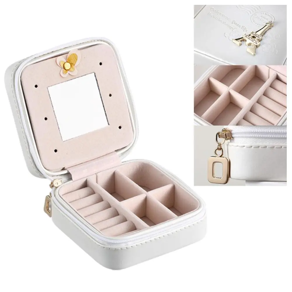 Earrings Storage Box Zipper Portable Rings Portable Jewelry Storage Organizer Women Display Travel Case Women Leather Gift Boxes
Earrings Storage Box Zipper Portable Rings Portable Jewelry Storage Organizer Women Display Travel Case Women Leather Gift Boxes