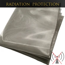 Copper Faraday Fabric Transparent Clear Net Cloth Reducing EMF RF EMI ElectroMagnetic Radiation Shielding 200 Mesh