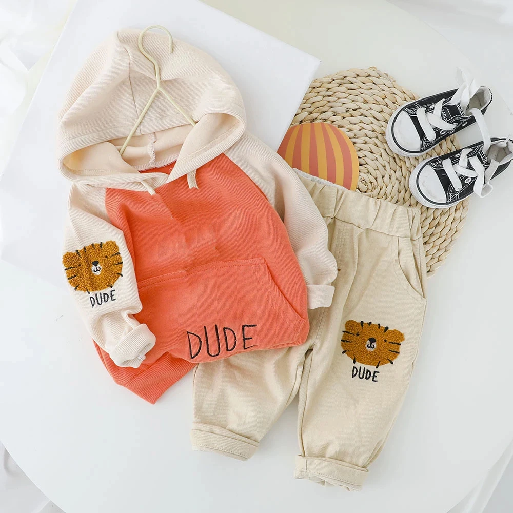 Spring&Autumn Kids Hooded Clothes For Boys Girls Outfits Fashion Cotton Toddler Baby Clothes Set 1 2 3 4 Year Long Sleeves
Spring&Autumn Kids Hooded Clothes For Boys Girls Outfits Fashion Cotton Toddler Baby Clothes Set 1 2 3 4 Year Long Sleeves