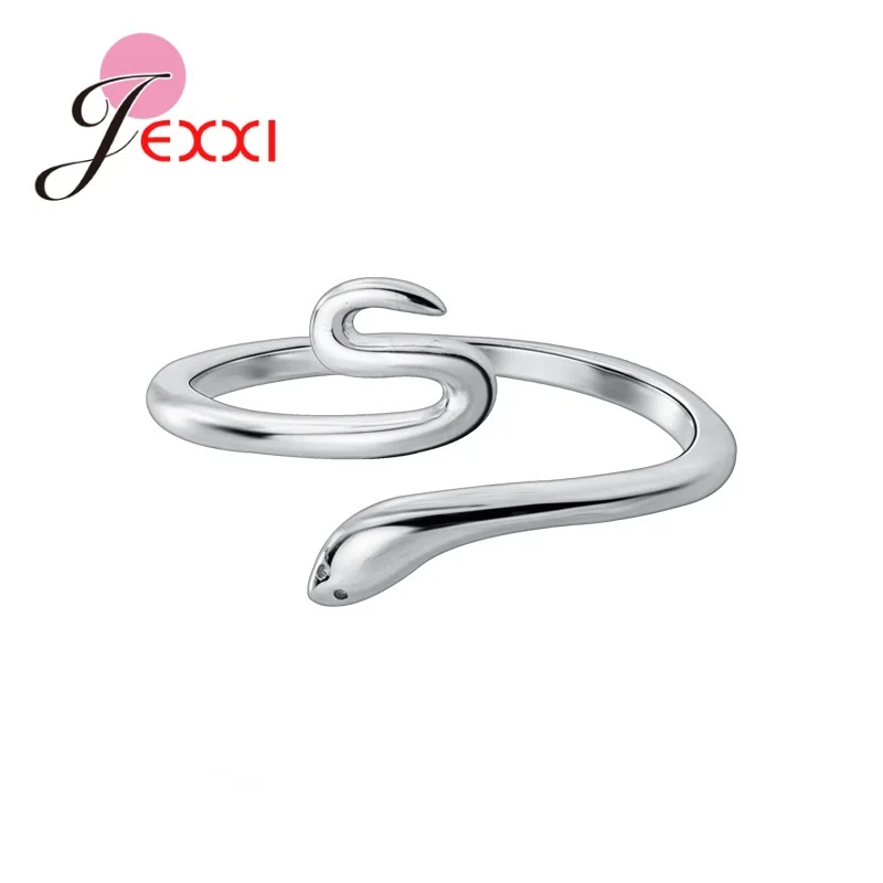High Quality Women Girls Smooth 925 Sterling Silver Needle Finger Rings Adjustable Top Sale Animal Snake Rings Wholesale
High Quality Women Girls Smooth 925 Sterling Silver Needle Finger Rings Adjustable Top Sale Animal Snake Rings Wholesale