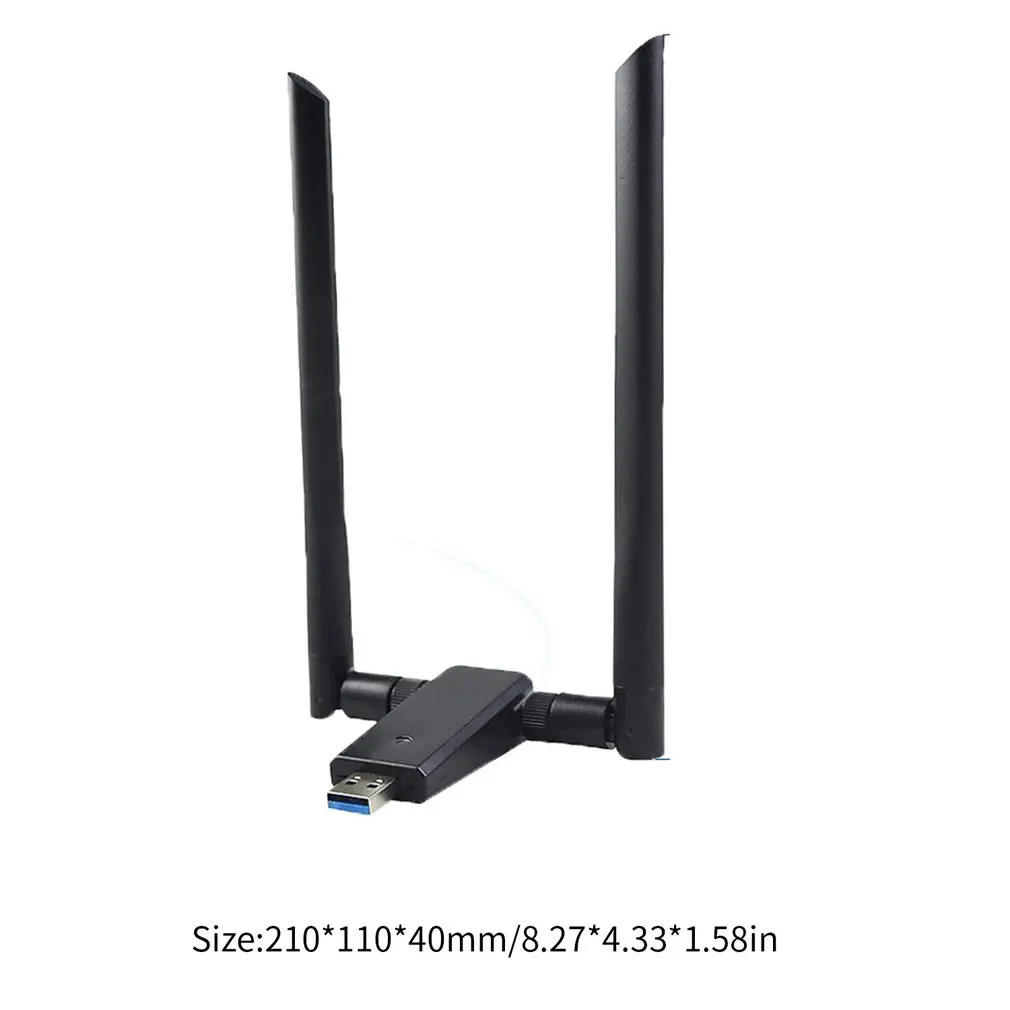 1200Mbps Long Range Dual Band 5GHz Wireless USB 3.0 WiFi Network Adapter Antennas for Home Office Desktop Laptop PC Drop Ship
1200Mbps Long Range Dual Band 5GHz Wireless USB 3.0 WiFi Network Adapter Antennas for Home Office Desktop Laptop PC Drop Ship