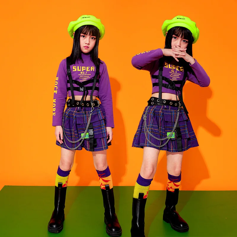 Детская одежда для бальных танцев в стиле хип-хоп, Короткие топы, клетчатая юбка для девочек, одежда для джазовых танцев, вечерние ринки, кар...
Детская одежда для бальных танцев в стиле хип-хоп, Короткие топы, клетчатая юбка для девочек, одежда для джазовых танцев, вечерние ринки, кар...