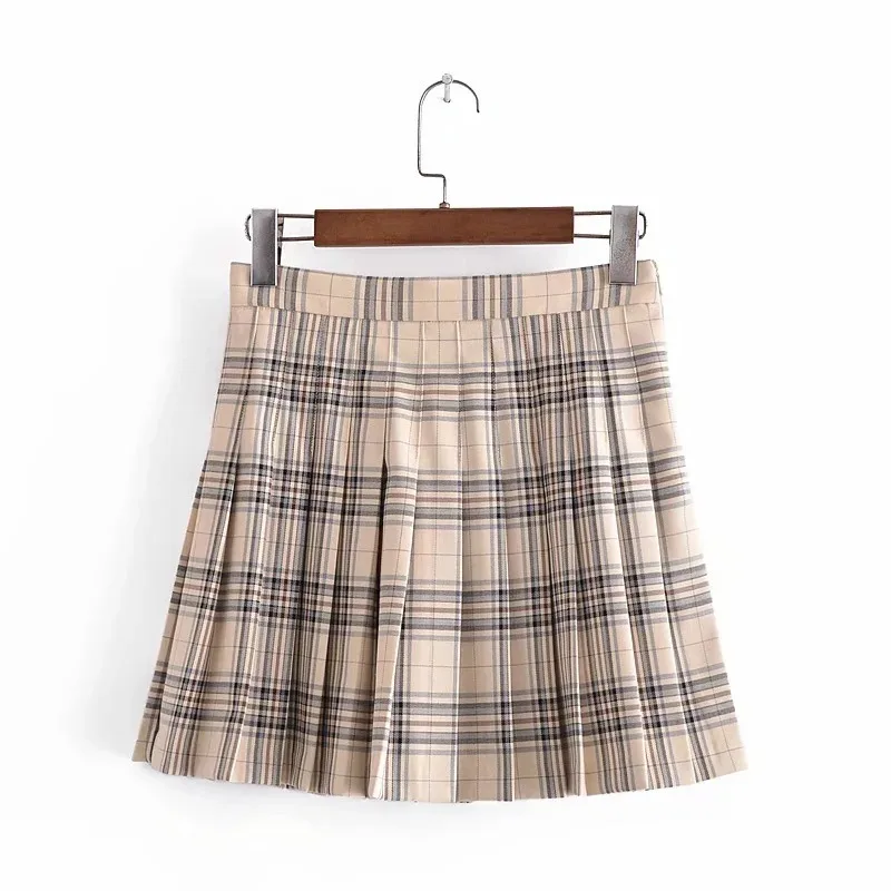 2021 New Chic for Women High Waist Hip A-line Slim Pleated Skirt Plaid Patchwork Design Mini Dress Japanese Preppy Style Faldas
2021 New Chic for Women High Waist Hip A-line Slim Pleated Skirt Plaid Patchwork Design Mini Dress Japanese Preppy Style Faldas