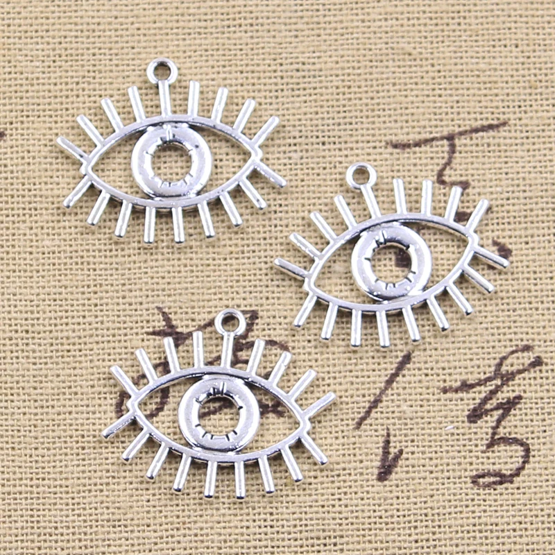 10pcs Charms Hollow Eye 22x26mm Antique Silver Color Pendants Making DIY Handmade Tibetan Finding Jewelry
10pcs Charms Hollow Eye 22x26mm Antique Silver Color Pendants Making DIY Handmade Tibetan Finding Jewelry