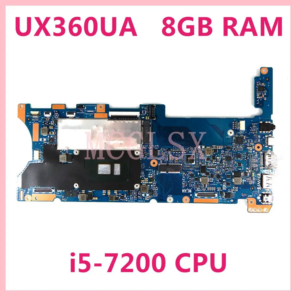 UX360UA With i5-7200 CPU 8GB RAM Mainboard For ASUS ZenBook UX360U UX360UA UX360UAK Motherboard 100% Tested Working
UX360UA With i5-7200 CPU 8GB RAM Mainboard For ASUS ZenBook UX360U UX360UA UX360UAK Motherboard 100% Tested Working