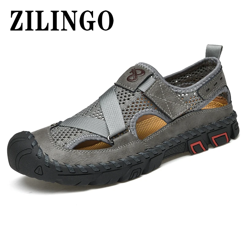 New Men's Casual Shoes Comfortable Mesh Sandals Summer Breathable Soft Wading Sandals Beach Sandals Outdoor Mens Sneakers 38-46
New Men's Casual Shoes Comfortable Mesh Sandals Summer Breathable Soft Wading Sandals Beach Sandals Outdoor Mens Sneakers 38-46
