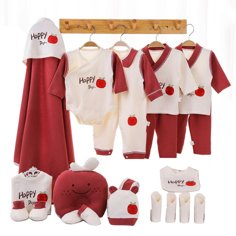 Newborn Baby Clothing Set bodysuit Trousers Bib Hat Long Sleeve Romper Socks Wrapper Pillow kit infant suit outfit clothes 20pcs
Newborn Baby Clothing Set bodysuit Trousers Bib Hat Long Sleeve Romper Socks Wrapper Pillow kit infant suit outfit clothes 20pcs