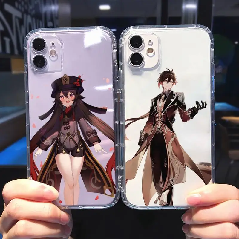 Genshin impact zhongli hutao Phone Case Transparent soft For iphone 5 6 7 8 11 12 s c se plus mini x xs xr pro max cover coque 
Genshin impact zhongli hutao Phone Case Transparent soft For iphone 5 6 7 8 11 12 s c se plus mini x xs xr pro max cover coque
