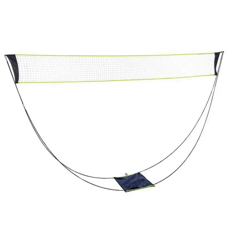 

Портативная сеть для бадминтона с сумкой для переноски, Складная сетка для волейбола, тенниса и бадминтона-простая установка для улицы/поме...