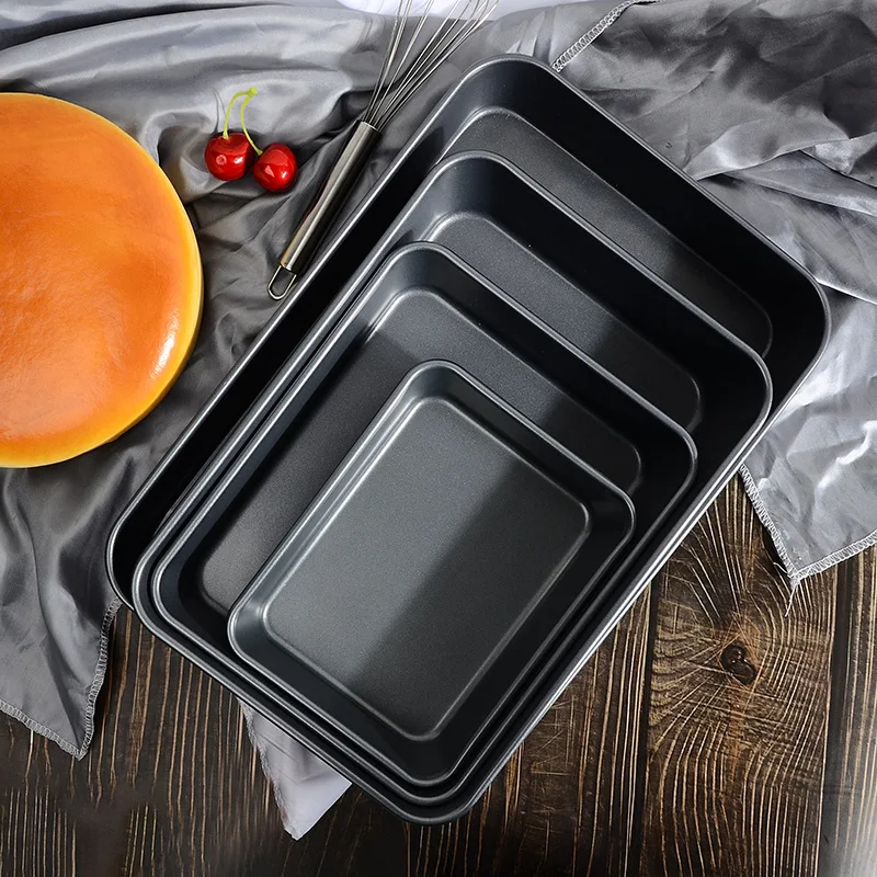 Carbon Steel Rectangular Bakeware Cake Bread Nonstick Baking Tray Pies Pans Dining Bar Dishes Kitchen Bakery Supplies
Carbon Steel Rectangular Bakeware Cake Bread Nonstick Baking Tray Pies Pans Dining Bar Dishes Kitchen Bakery Supplies
