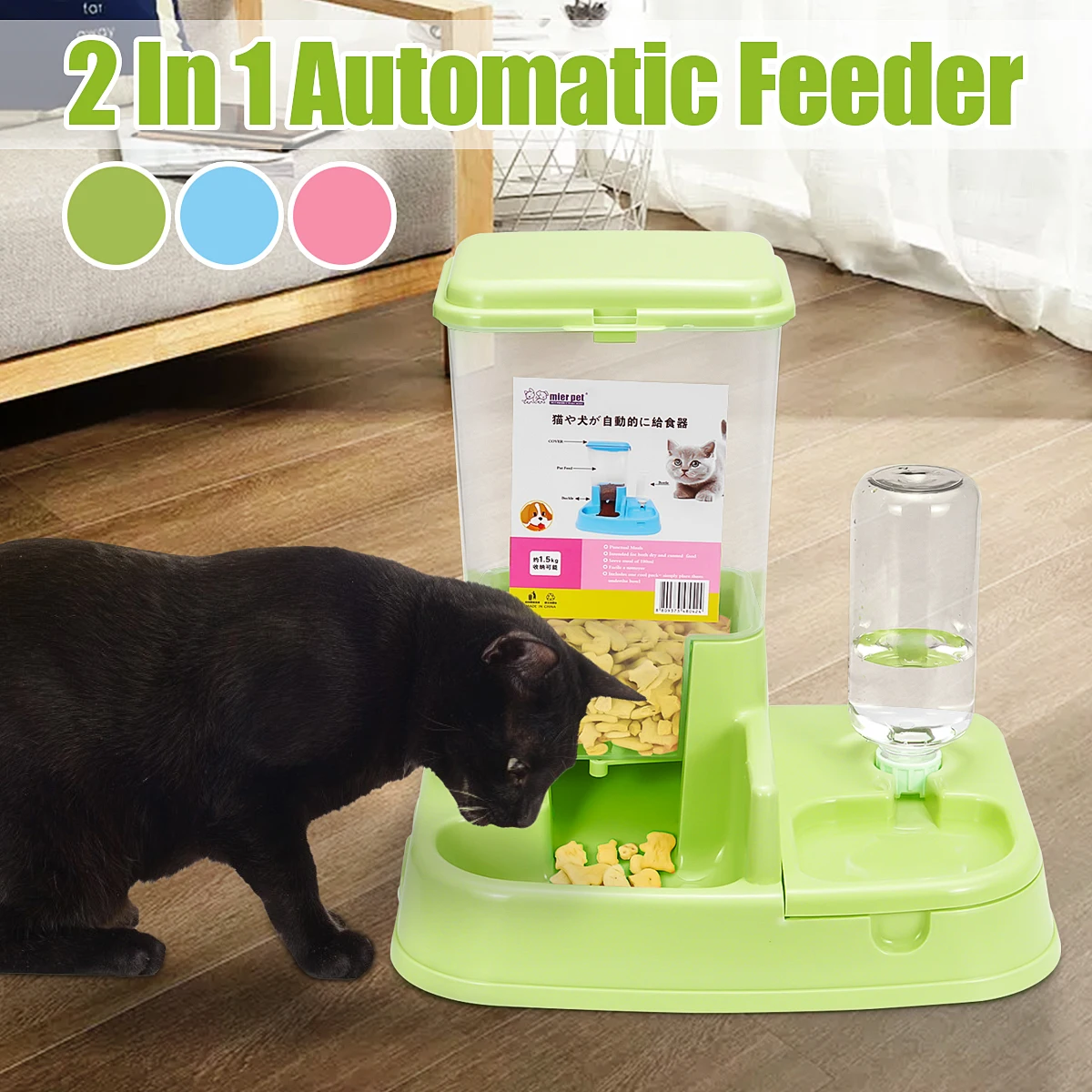 Automatic Feeder Dog Cat Bowl Double Automatic Drinking Water Pet Feeder Dog Cat Supplies Automatic Dispenser Feeder
Automatic Feeder Dog Cat Bowl Double Automatic Drinking Water Pet Feeder Dog Cat Supplies Automatic Dispenser Feeder