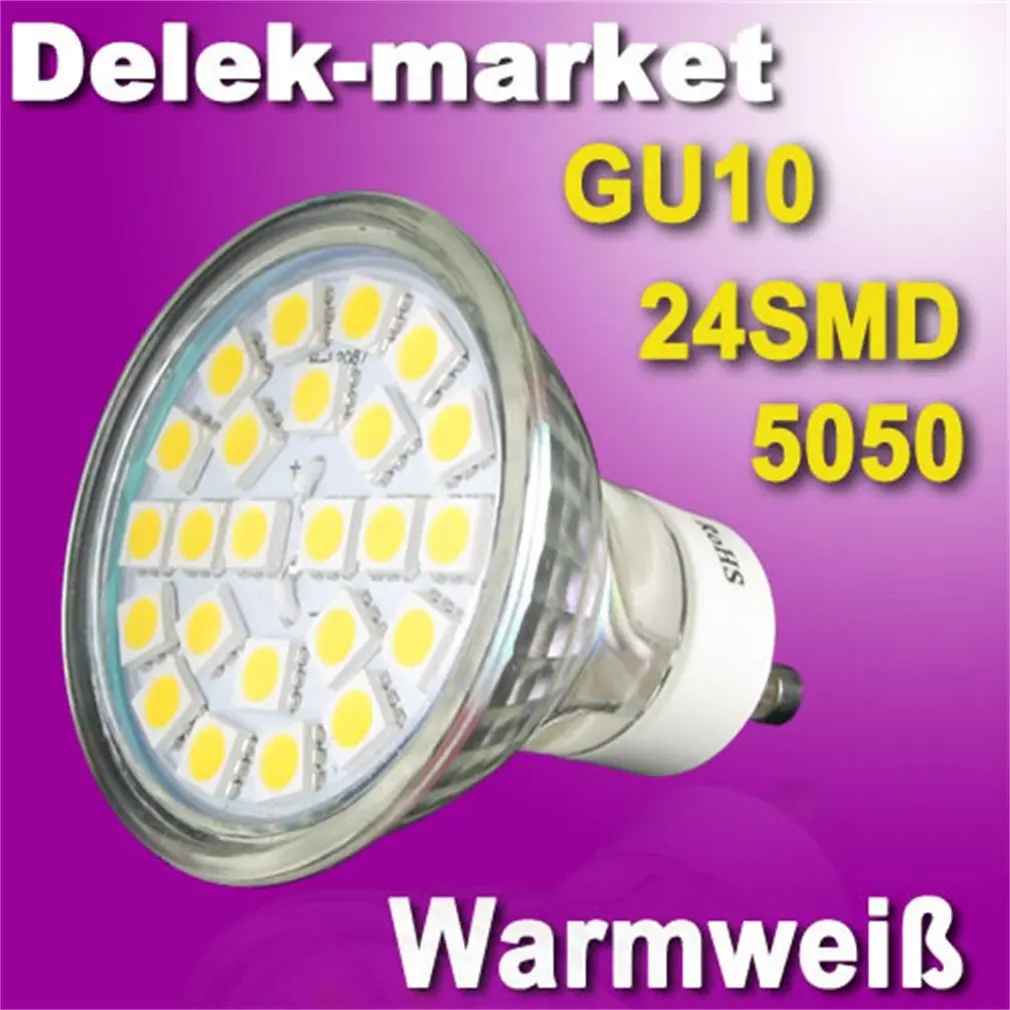 10PCS 24Led SMD5050 GU10 Series 4.5-5W Light Bulbs 120 Degree Beam Angle Home Office High Power LED Lamp SMD3528
10PCS 24Led SMD5050 GU10 Series 4.5-5W Light Bulbs 120 Degree Beam Angle Home Office High Power LED Lamp SMD3528
