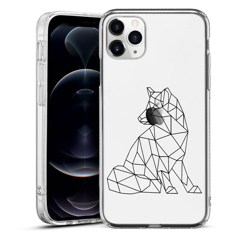 Geometric Animal Cat Dog Elephant Line Art Transparent Soft Silicone Phone Cover Case For iPhone 11 12 Pro MAX SE 2020 6S 7 8 XR
Geometric Animal Cat Dog Elephant Line Art Transparent Soft Silicone Phone Cover Case For iPhone 11 12 Pro MAX SE 2020 6S 7 8 XR
