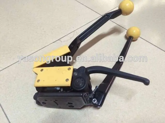 A333 manual steel strapping machine without buckle, steel strap tensioning and cutting machine
A333 manual steel strapping machine without buckle, steel strap tensioning and cutting machine
