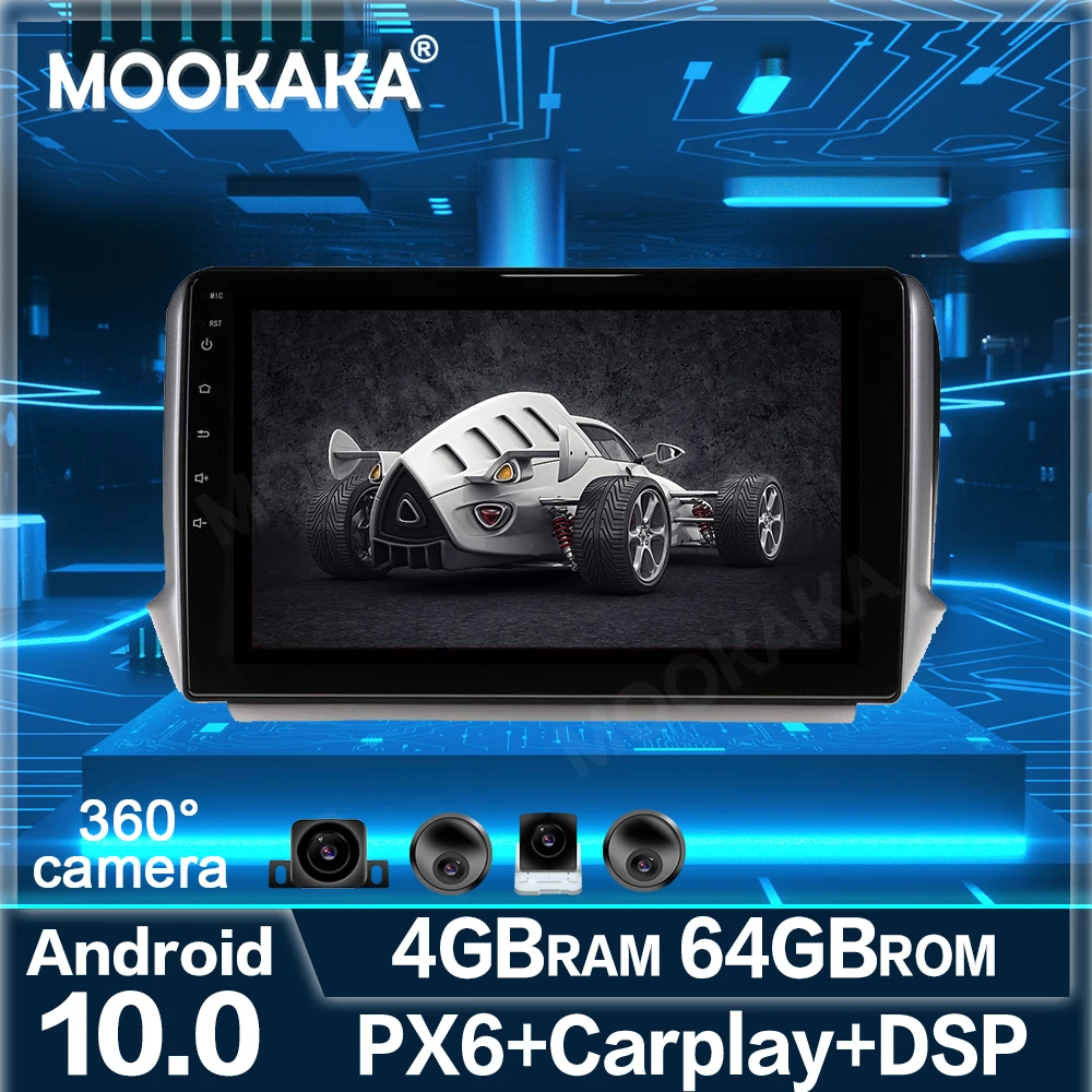 360Camera Android 10.0 Multimedia player For Peugeot 2008 208 2011-2019 Car DVD radio audio stereo GPS navigation head Auto unit
360Camera Android 10.0 Multimedia player For Peugeot 2008 208 2011-2019 Car DVD radio audio stereo GPS navigation head Auto unit