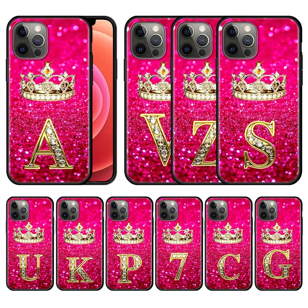 Diamond Crown Letter A Mobile Phones Case for Apple iPhone 13 11 Pro Max 7 8 Plus 12 Mini Soft Cover X XR XS 6 6S Celular Coque
Diamond Crown Letter A Mobile Phones Case for Apple iPhone 13 11 Pro Max 7 8 Plus 12 Mini Soft Cover X XR XS 6 6S Celular Coque