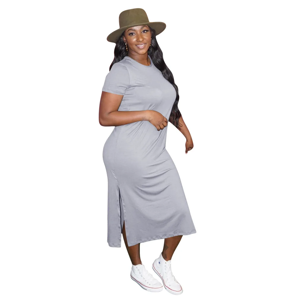 SSEURAT Women Dress Solid Short Sleeve Bandage O-neck Stretchy Long Dresses Casual Fashion Vestidos Summer
SSEURAT Women Dress Solid Short Sleeve Bandage O-neck Stretchy Long Dresses Casual Fashion Vestidos Summer