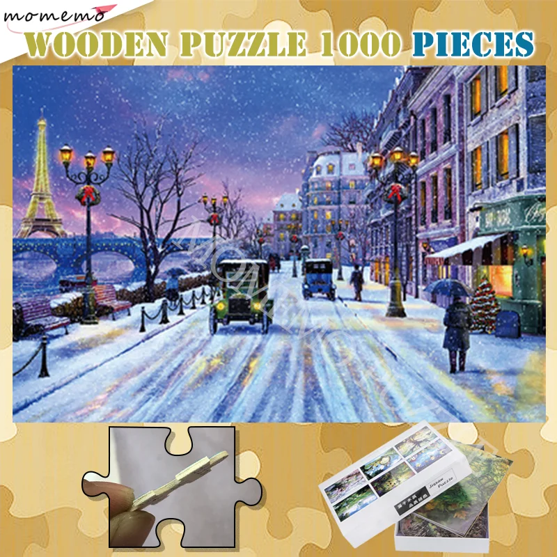 Landscape Painting Jigsaw Puzzles 300 500 1000 Pieces Wooden Puzzles for Adults Winter Paris 1000 Pieces Puzzle Games Kids Toys
Landscape Painting Jigsaw Puzzles 300 500 1000 Pieces Wooden Puzzles for Adults Winter Paris 1000 Pieces Puzzle Games Kids Toys