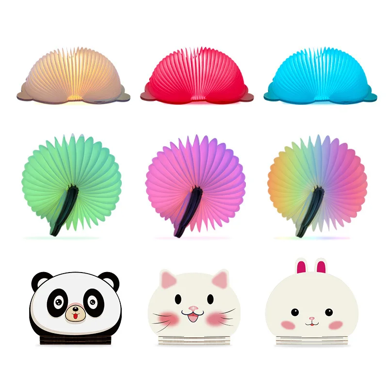 Portable Cartoons 3D Creative LED Book Night Light Wooden 5V USB Rechargeable Magnetic Foldable Desk Table Lamp Home Decoration
Portable Cartoons 3D Creative LED Book Night Light Wooden 5V USB Rechargeable Magnetic Foldable Desk Table Lamp Home Decoration