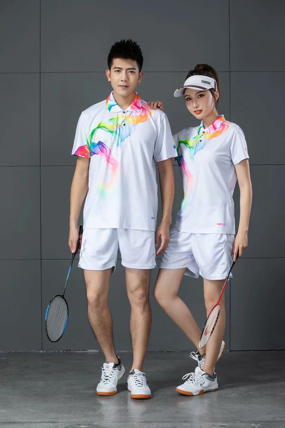 Men Women Polyester Badminton Tshirt Shorts Sportswear Short Sleeve Trousers Tennis TableTennis Clothing Volleyball Jogging Suit
Men Women Polyester Badminton Tshirt Shorts Sportswear Short Sleeve Trousers Tennis TableTennis Clothing Volleyball Jogging Suit