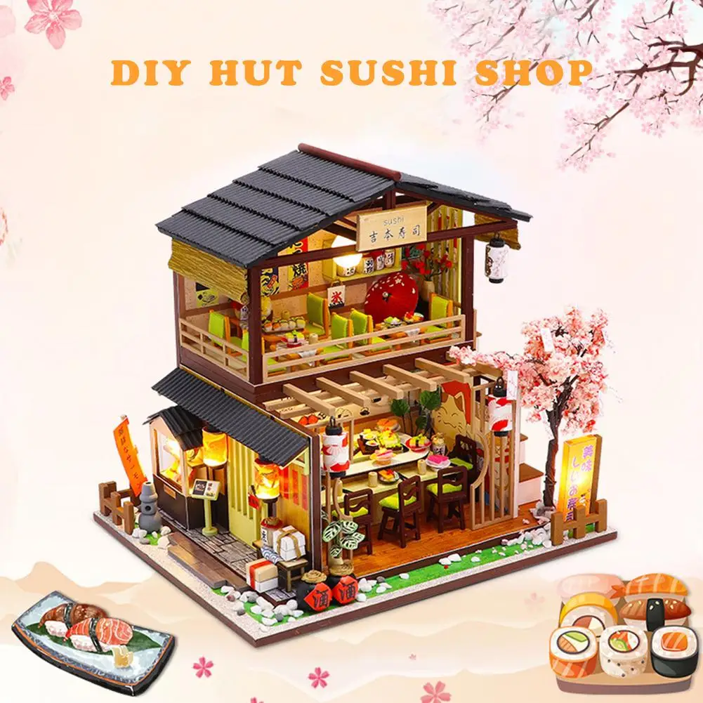 DIY Wooden House Japan Style Miniature Doll House Kits Mini Dollhouse with Furniture Precised Design Dollhouse For Decoration
DIY Wooden House Japan Style Miniature Doll House Kits Mini Dollhouse with Furniture Precised Design Dollhouse For Decoration