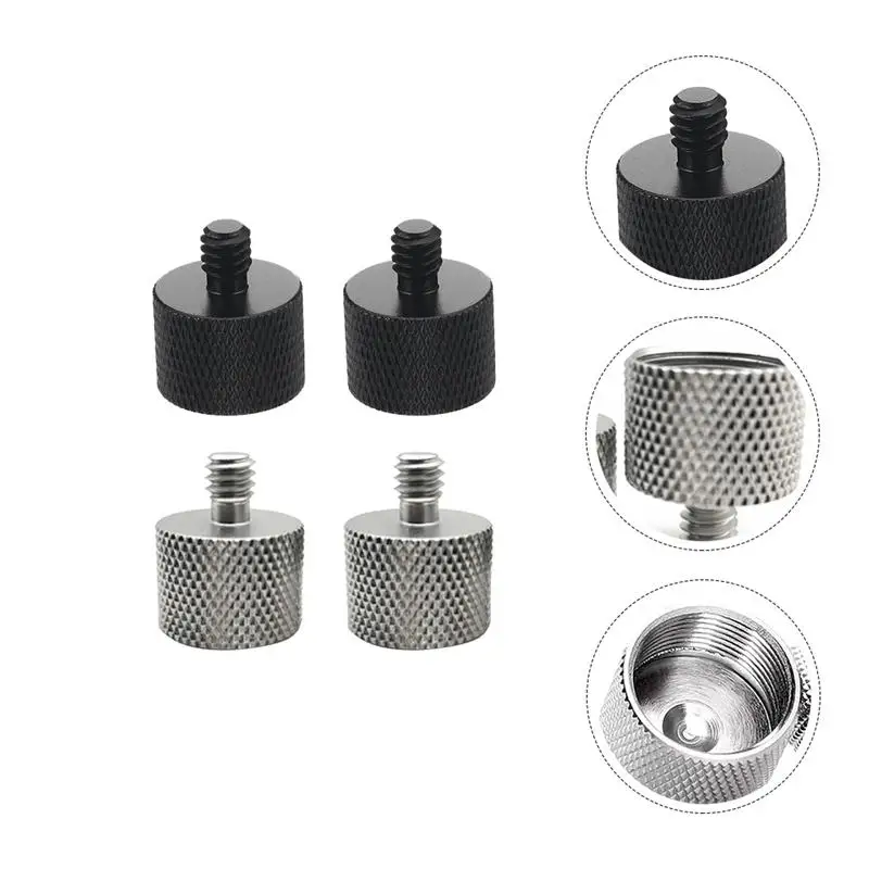 Mic Stand Adapter Microphone Screw 5/8'' to 1/4'' Male to Female Mic Screw Microphone Holder 4Pcs
Mic Stand Adapter Microphone Screw 5/8'' to 1/4'' Male to Female Mic Screw Microphone Holder 4Pcs