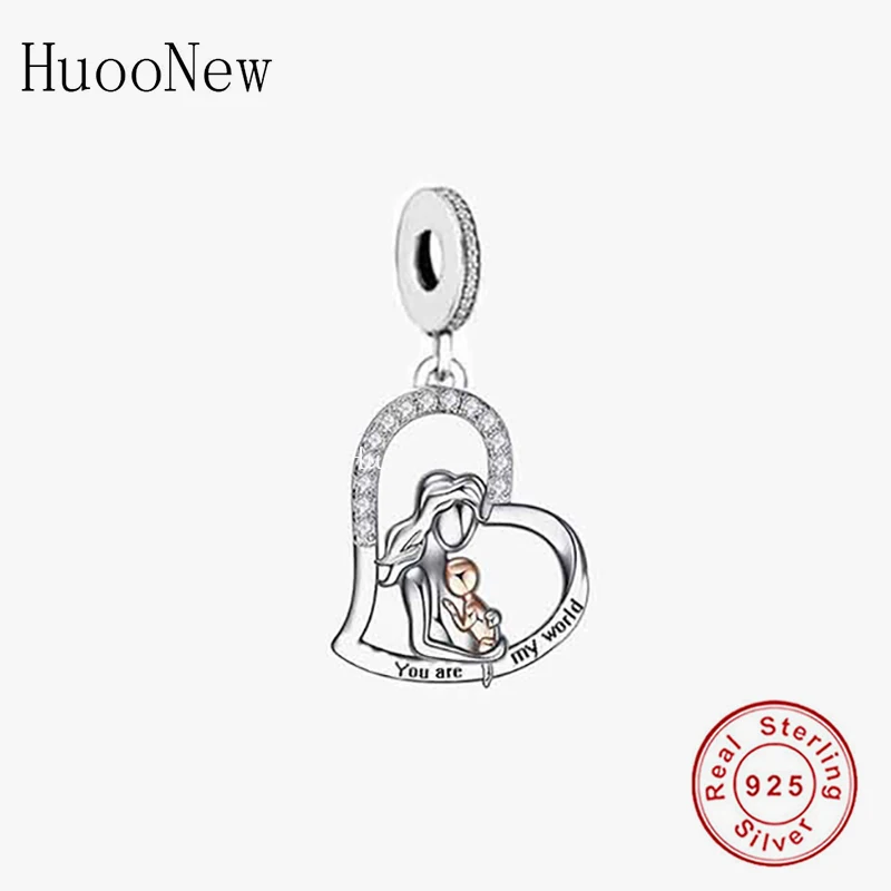 Heart Dangle Charms Beads Fit Bracelet Necklace 925 Sterling Silver Heart Necklace Pendant Jewellery Birthday Gifts for Mother
Heart Dangle Charms Beads Fit Bracelet Necklace 925 Sterling Silver Heart Necklace Pendant Jewellery Birthday Gifts for Mother