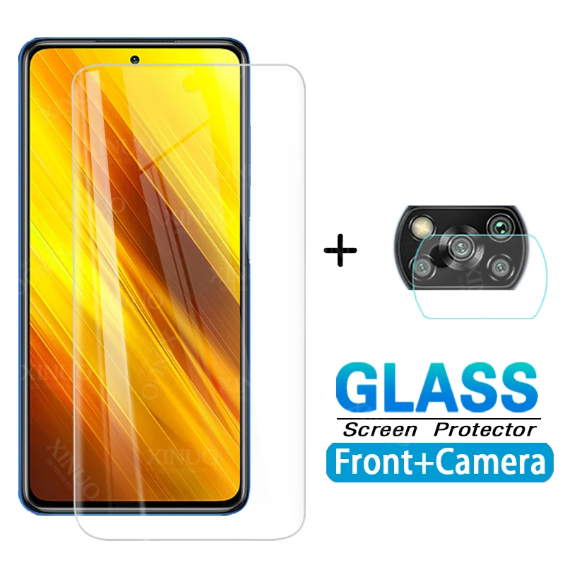 Для xiaomi POCO X3 POCOX 3 Защита экрана закаленное стекло для X POCOX3 Защитная пленка камеры