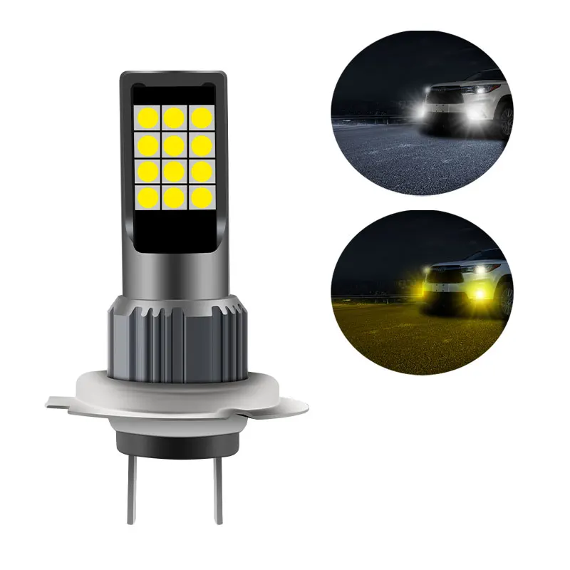 2Pcs Car Fog Lights H7 Lamp LED Super Bright 12 3030SMD 12V 24V 6000K White Driving Running Led H7 Bulbs for Auto Automotive
2Pcs Car Fog Lights H7 Lamp LED Super Bright 12 3030SMD 12V 24V 6000K White Driving Running Led H7 Bulbs for Auto Automotive