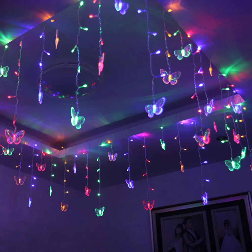 Hanging Led Butterfly String Light Waterproof Curtain Valentine's Day Party Holiday 48pcs Led String Lights Decoration Bulbs
Hanging Led Butterfly String Light Waterproof Curtain Valentine's Day Party Holiday 48pcs Led String Lights Decoration Bulbs