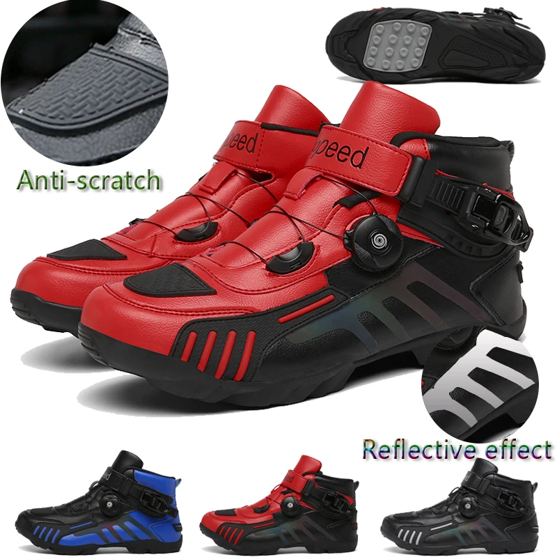 Men's High-top Cycling Shoes; Locomotive Competition Outdoor Comprehensive Training Non-slip Wear-resistant European And America
Men's High-top Cycling Shoes; Locomotive Competition Outdoor Comprehensive Training Non-slip Wear-resistant European And America