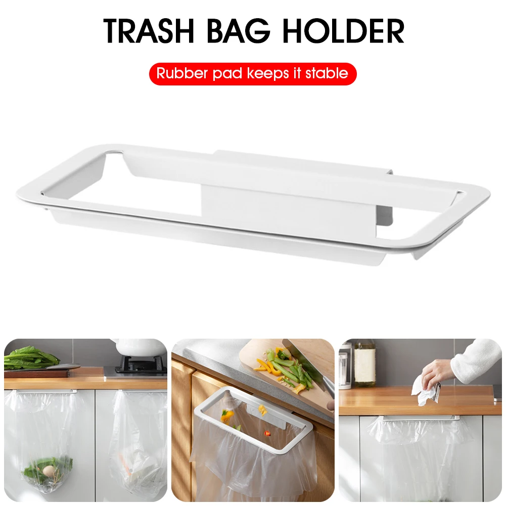 Over The Cabinet Trash Bag Holder Iron Frame Hanging Garbage Plastic Bag Holder for Kitchen RV Bathroom Drawer
Over The Cabinet Trash Bag Holder Iron Frame Hanging Garbage Plastic Bag Holder for Kitchen RV Bathroom Drawer
