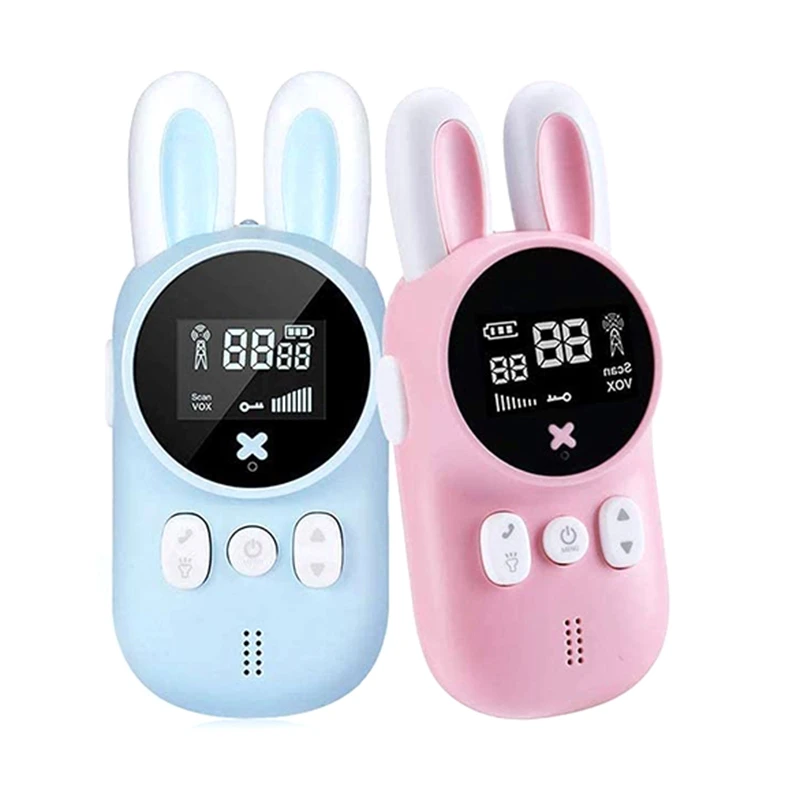 Kids Walkie Talkies 3Km Handheld Wireless Communication With Backlit LCD Flashlight for Camping Adventure Hiking,Etc
Kids Walkie Talkies 3Km Handheld Wireless Communication With Backlit LCD Flashlight for Camping Adventure Hiking,Etc