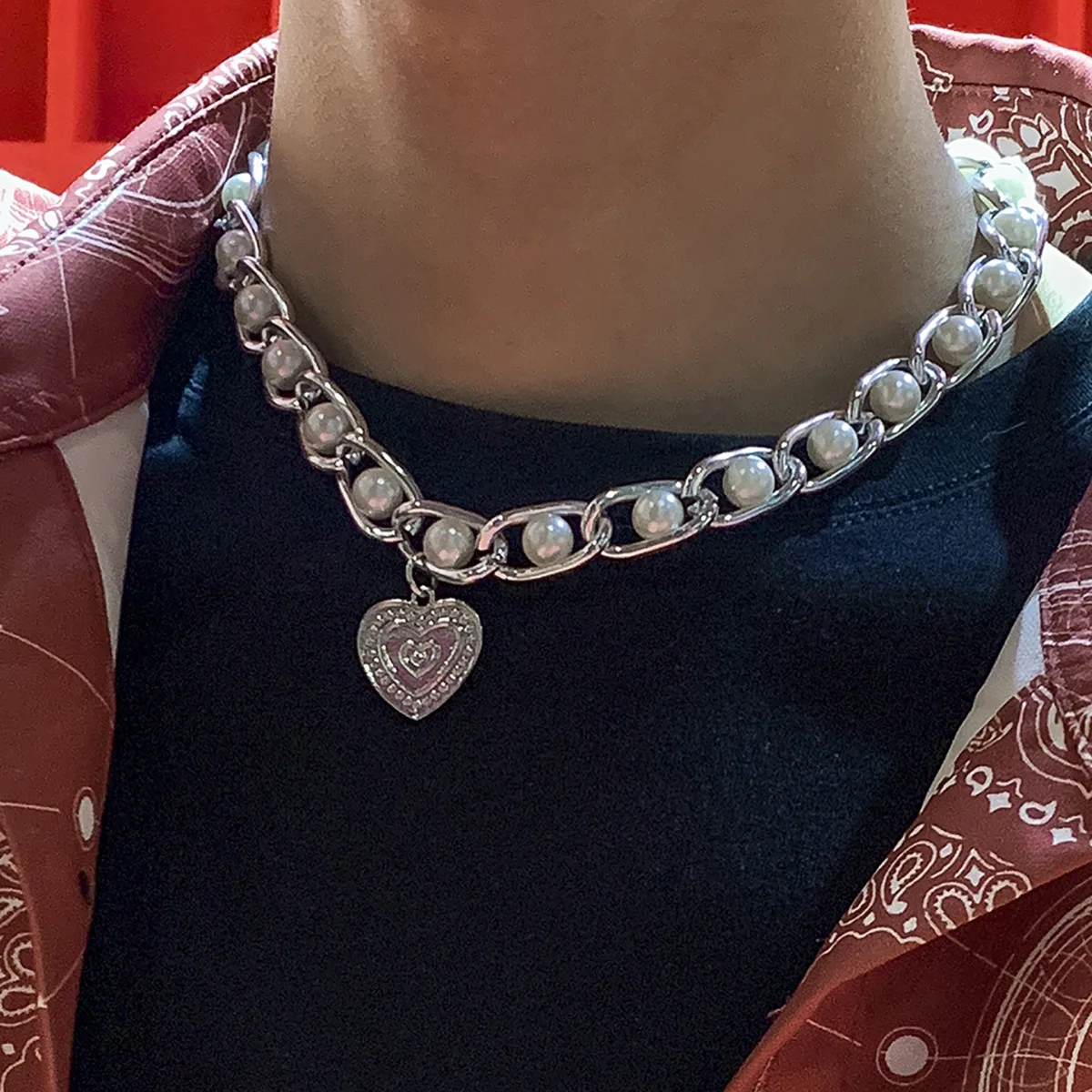 Women Man Vintage Pearl Choker Necklace For Fashion Summer White Imitation Pearl Necklaces Trend Elegant Wedding Jewelry
Women Man Vintage Pearl Choker Necklace For Fashion Summer White Imitation Pearl Necklaces Trend Elegant Wedding Jewelry