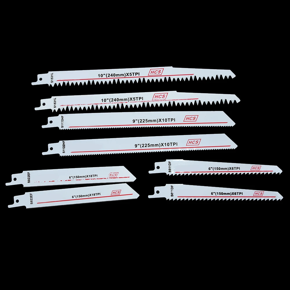 8PCS Reciprocating HCS Saw Blade Cutters Electric Power Tools Accessories Useful
8PCS Reciprocating HCS Saw Blade Cutters Electric Power Tools Accessories Useful