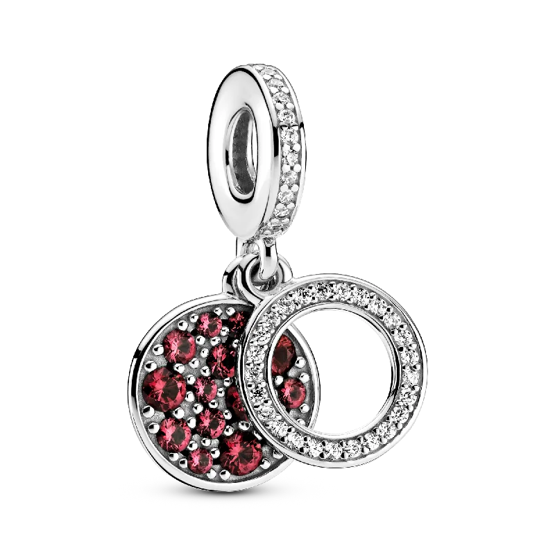 New 925 Sterling Silver Red Zircon Double Pendant Charm Fit Original 3mm Bracelet&Bangle Making Fashion DIY Jewelry For Women
New 925 Sterling Silver Red Zircon Double Pendant Charm Fit Original 3mm Bracelet&Bangle Making Fashion DIY Jewelry For Women