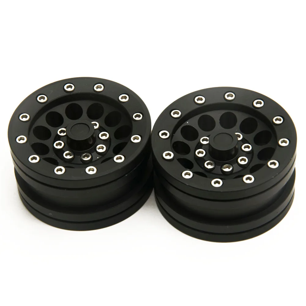 YEAHRUN Black Metal Alloy Wheel Rims 1.9 Inch Beadlock Wheels Hub 1:10 Scale RC Crawler Car Parts for Axial SCX10 Tamiy CC01 D90
YEAHRUN Black Metal Alloy Wheel Rims 1.9 Inch Beadlock Wheels Hub 1:10 Scale RC Crawler Car Parts for Axial SCX10 Tamiy CC01 D90