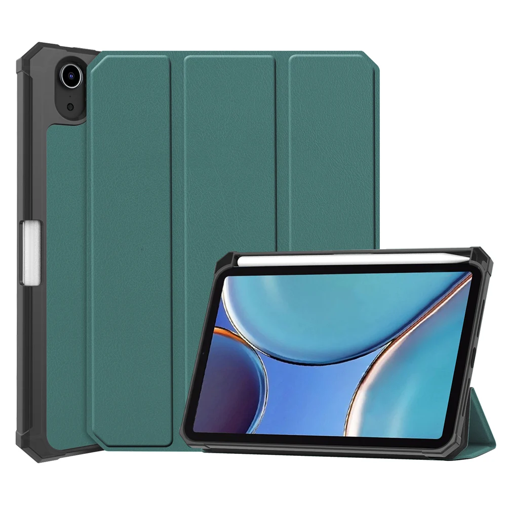 Новый чехол для iPad Mini 6 Автоматический Режим сна Пробуждение защитный Чехол ударопрочный портативный держатель-подставка для планшета пена... 
Новый чехол для iPad Mini 6 Автоматический Режим сна Пробуждение защитный Чехол ударопрочный портативный держатель-подставка для планшета пена...